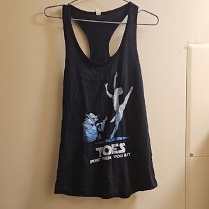 Black Graphic Women's Tank Top